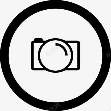 社会Photobucket圆形按钮图标图标