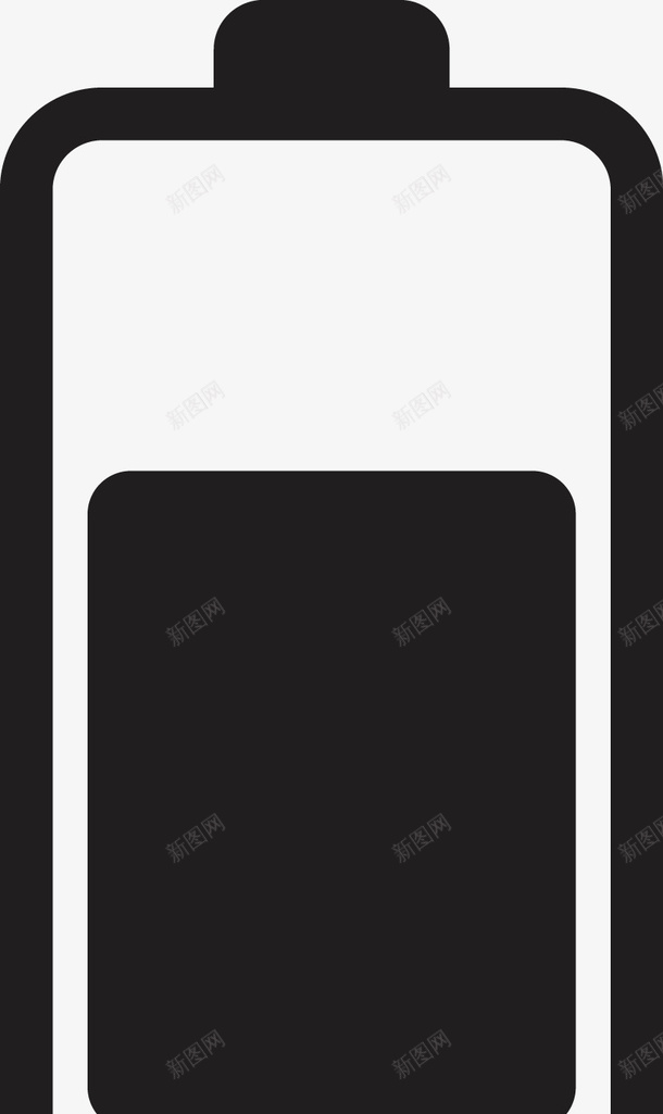 手绘黑白安卓电池矢量图图标图标免费下载-图标7NzWjWVja-新图网
