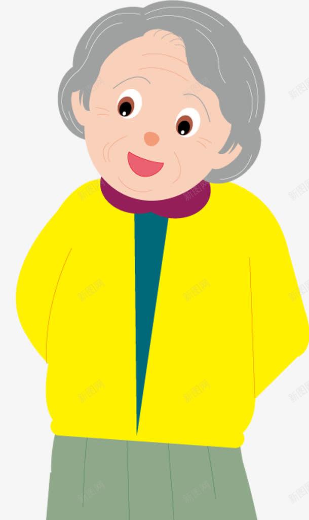 散步的老年人png免抠素材_新图网 https://ixintu.com 卡通人物 散步 老奶奶 老婆婆卡通 老年人散步 老母亲 走路