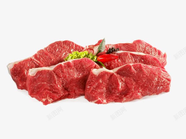 红肉png免抠素材_新图网 https://ixintu.com 牛羊肉 红肉 肉块 肉类