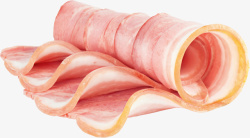 新鲜羊肉粉红色的羊肉卷食材高清图片