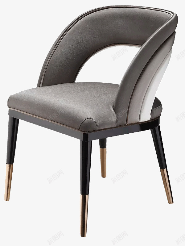 灰色椅子png免抠素材_新图网 https://ixintu.com 创意设计 坐位 坐席 实物 家具 座位 椅子