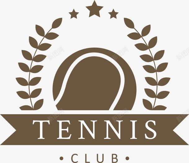 网球logo图标png_新图网 https://ixintu.com logo设计 健康 健身 打球 网球logo 运动