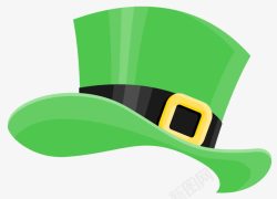 卡通爱尔兰绿的帽子高清图片