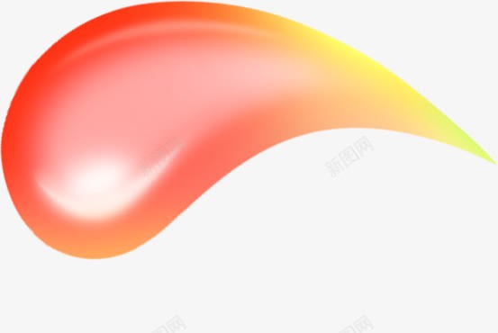 橙色逗号艺术图案png免抠素材_新图网 https://ixintu.com 图案 橙色 艺术 逗号
