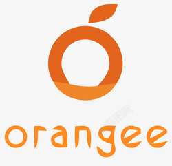 制作logo橙色橘子logo矢量图图标高清图片