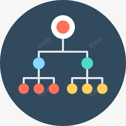 结构图标png_新图网 https://ixintu.com SEO和网络 业务接口 图 层次结构 秩序 组织 结构