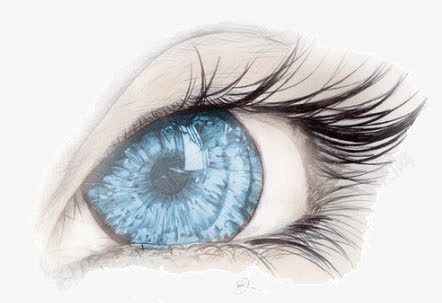 眼睛png免抠素材_新图网 https://ixintu.com 化妆品装饰 彩色瞳孔 眼睛 美瞳眼镜 美瞳装饰 蓝色眼球