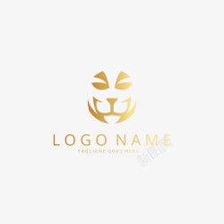 商品logo高档金色商标图标高清图片