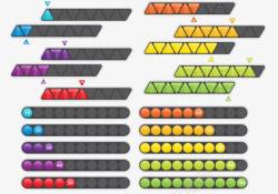 分段图标分段网络加载条图标高清图片