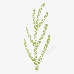 清新海草简单的可爱日系植物高清图片