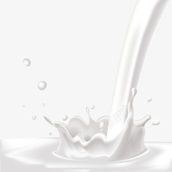 美感设计倒牛奶画面高清图片