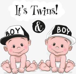 双胞胎双胞胎宝宝高清图片
