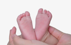 大脚和小脚可爱小巧风格婴儿小脚特写图案高清图片