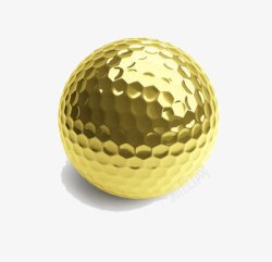 金色高尔夫球素材