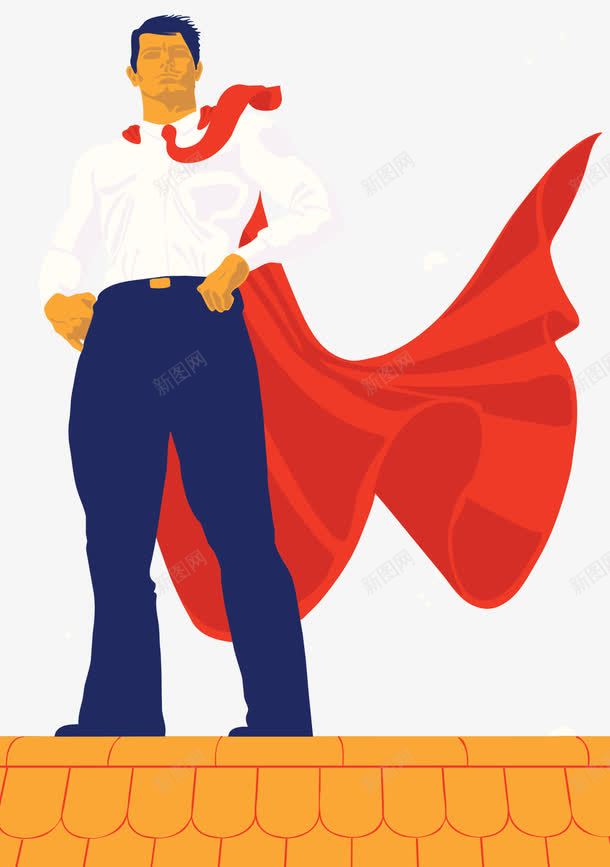 红色超人斗篷png免抠素材_新图网 https://ixintu.com 斗篷 正义 红披风 红色 超人披风