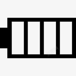电池未充满全电池接口符号图标高清图片