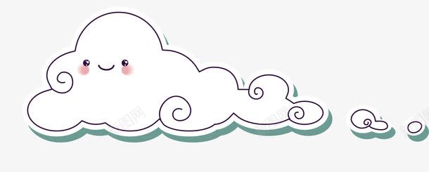 卡通云朵png免抠素材_新图网 https://ixintu.com EPS白云 卡通云朵 天上的白云 手绘矢量图 白云 矢量的云