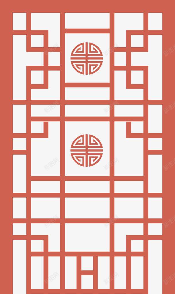 传统窗格花纹png免抠素材_新图网 https://ixintu.com 中国风 传统窗格花纹 古典门窗 复古门窗