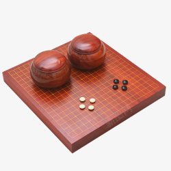 中国风休闲娱乐黑白棋素材