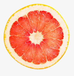 烂水果切掉一半的红心橙高清图片