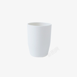 常用杯子产品实物白色牙杯高清图片