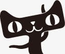 摇摆的黑色天猫双11图标png_新图网 https://ixintu.com 11 摇摆 黑色