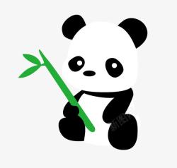 保护熊猫卡通可爱熊猫高清图片