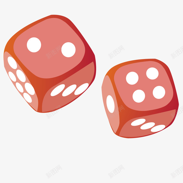 两颗红色立体筛子矢量图ai免抠素材_新图网 https://ixintu.com 两颗 占星骰子 正方块 游戏筛子 矢量图 立体 筛子 红色 色子 金钱游戏工具 骰子 骰子序列帧
