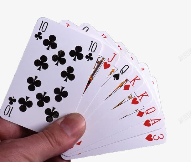 单手打开一把扑克牌png免抠素材_新图网 https://ixintu.com 娱乐 扑克 扑克牌 纸牌 赌具