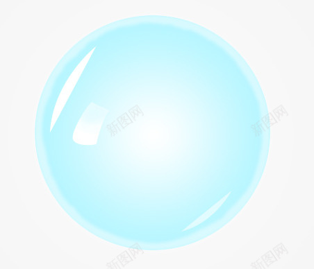 蓝色水球水泡png免抠素材_新图网 https://ixintu.com 气泡 水泡 水球 蓝色