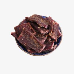 美味肉干产品实物里脊肉肉片手撕牛肉干高清图片