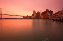 城市风景摄影美丽曼哈顿大桥高清图片