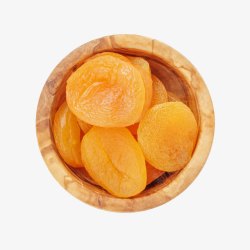 杏干木碗里的干果仁杏干高清图片