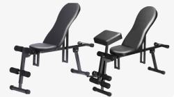 折叠凳仰卧板健身器材健身椅高清图片