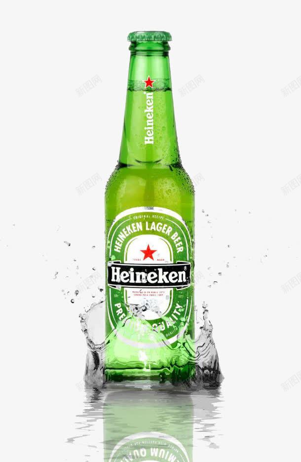 水溅啤酒瓶产品实物图png免抠素材_新图网 https://ixintu.com 啤酒 啤酒瓶 广告创意 广告设计 玻璃瓶