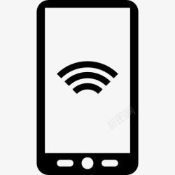 平板WiFi信号在屏幕上图标图标