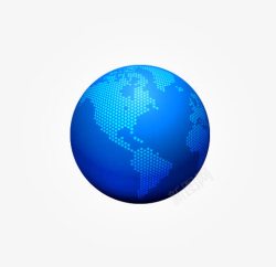 地球形状腾讯互联网地球形状地球村图标高清图片