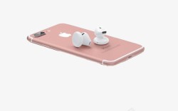 苹果7无线耳机特写iPhone7高清图片
