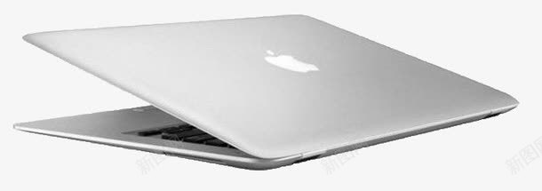 苹果笔记本电脑png免抠素材_新图网 https://ixintu.com 笔记本电脑 苹果 银色