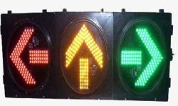右转直行交通信号灯指示栏图标高清图片