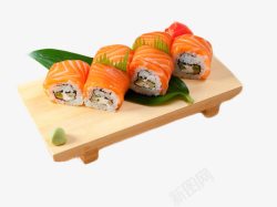 美味寿司卷亲手制作寿司高清图片