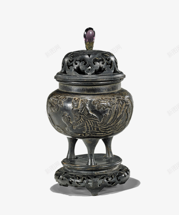 香炉png免抠素材_新图网 https://ixintu.com 古董素材 精美香炉 青铜器 香炉