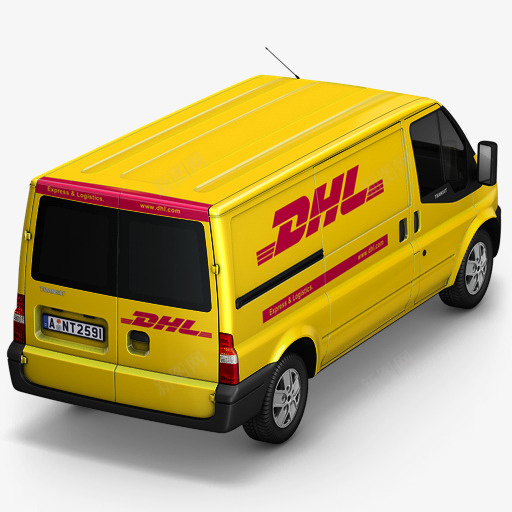 回来卡车container4cargovansicopng免抠素材_新图网 https://ixintu.com Back DHL truck 卡车 回来