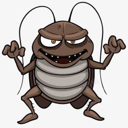 蟑螂害虫凶恶的蟑螂高清图片