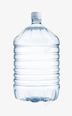 透明解渴大桶家庭装一瓶饮料实物素材