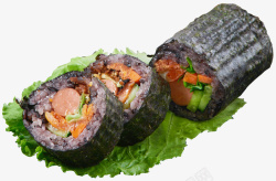 美味饭团产品实物黑米饭团高清图片