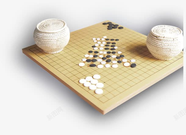 下棋png免抠素材_新图网 https://ixintu.com 下棋 围棋 棋盘