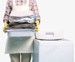 洗衣服家务素材