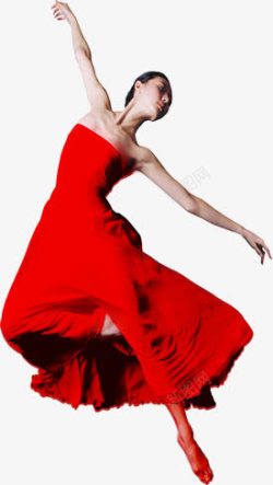 红衣美女跳舞红衣美女高清图片